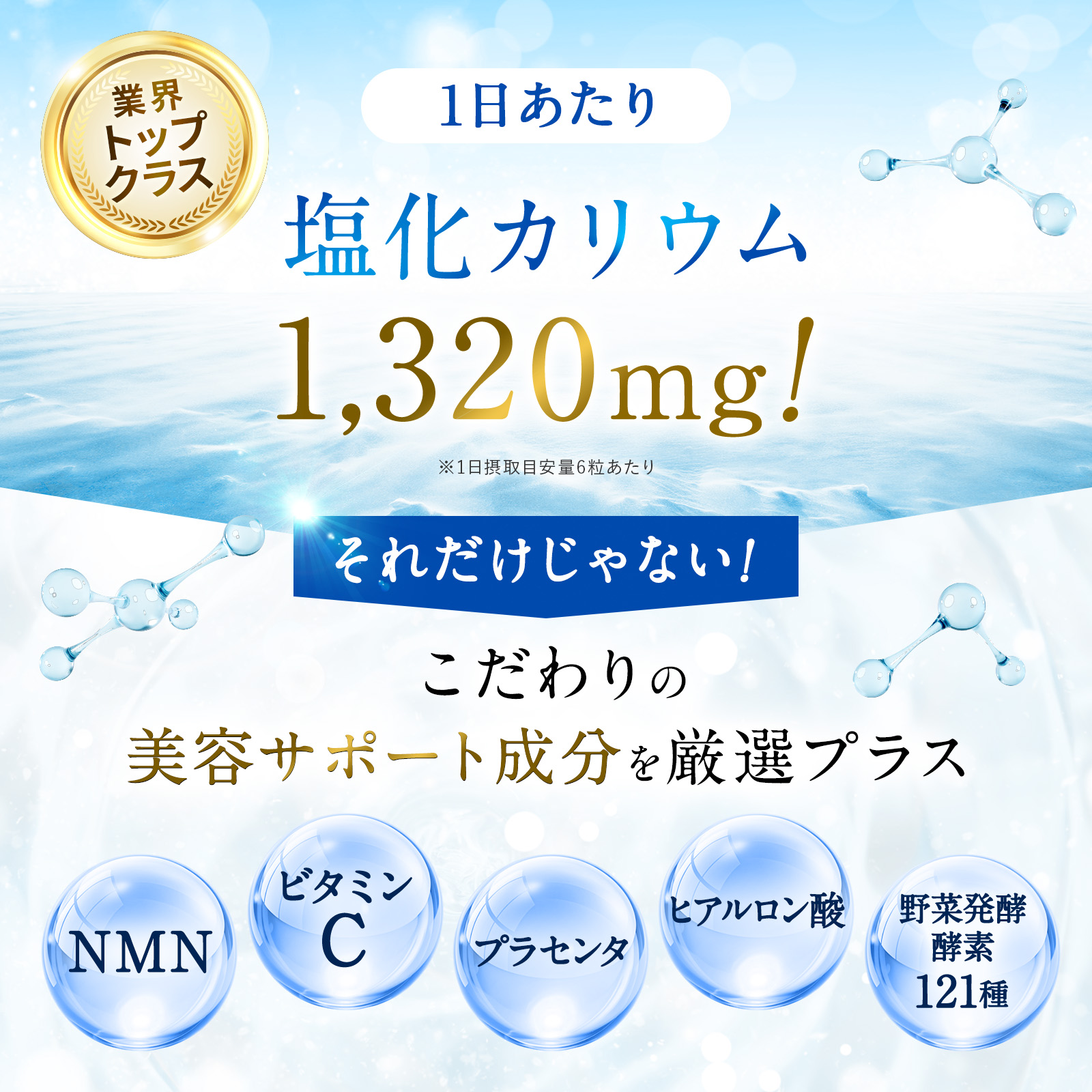 主役級の美容成分がこの一粒に集結